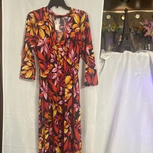 Floral Wrap Dress